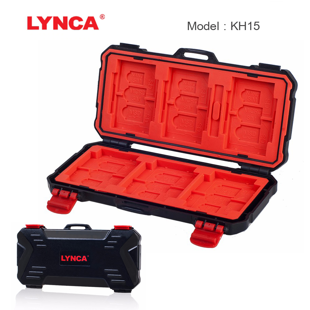 กล่องใส่การ์ด LYNCA KH15 MEMORY CARD BOX 